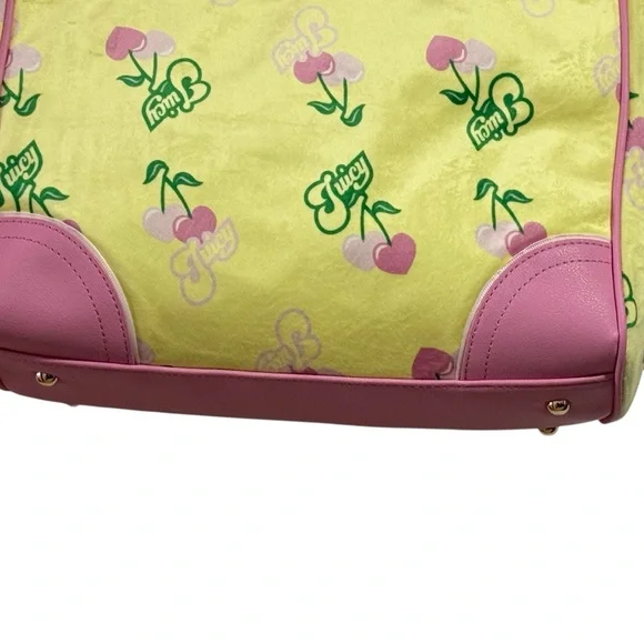 Juicy Couture Yellow Iris Multi Retro Cherry Gelato Tote Daydreamer Bag NEW NWT - Picture 13 of 15